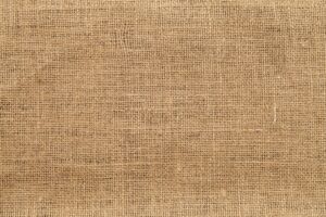 Close-up image of burlap fabric
